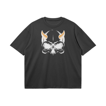 Playera Boxy Fit con estampado en el pecho - Capranera.