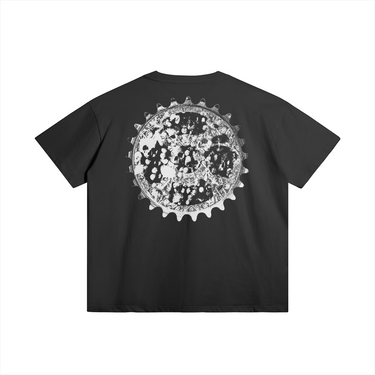 Playera Oversized con estampado en la espalda - Capranera.