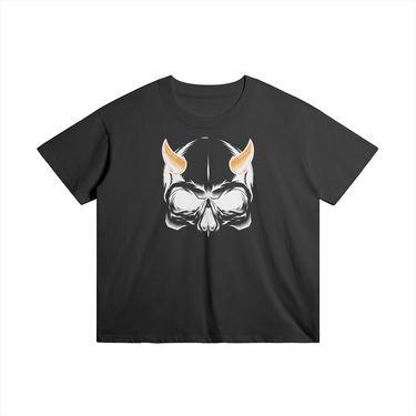 Playera Oversized con estampado en el pecho - Capranera.