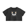 Blusa Crop Top con estampado en el pecho - Capranera.