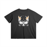 Playera Oversized con estampado en el pecho - Capranera.